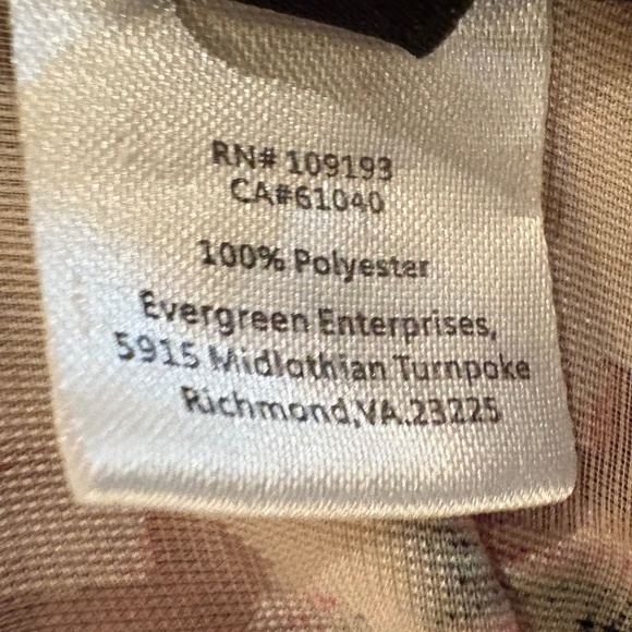 B. Boutique by Evergreen Sheer Cream Kimono with Pink/Gold Floral Accents - Picture 8 of 9